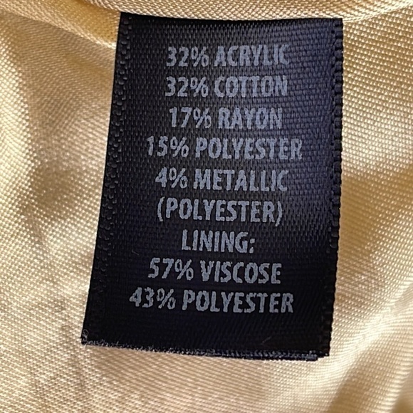 St. John gold sleeveless sheath dress with sequin accents - NWT - 6 - Picture 9 of 11